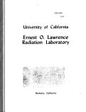 Cover page: ENERGY SPECTRA AND ANGULAR DEPENDENCES OF NEUTRONS FROM THE 31.5-Mev PROTON BOMBARDMENT OF BERYLLIUM-9, NITROGEN-14, AND ALUMINUM-27