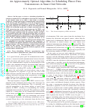 Cover page: An Approximately Optimal Algorithm for Scheduling Phasor Data Transmissions in Smart Grid Networks