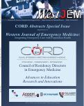 Cover page: CORD Abstracts Special Issue