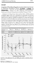 Cover page: Serum Intact PTH of 100 to 150 pg/ml Is Associated with Greatest Survival in Maintenance Hemodialysis Patients.