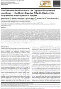 Cover page: The Genome Architecture of the Copepod Eurytemora carolleeae -&nbsp;the Highly Invasive Atlantic Clade of the Eurytemoraaffinis Species Complex.