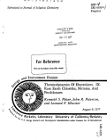 Cover page: THERMODYNAMICS OF ELECTROLYTES. IX. RARE EARTH CHLORIDES, NITRATES, AND PERCHLORATES