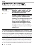 Cover page: Molecular mimicry in multisystem inflammatory syndrome in children.