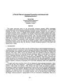 Cover page: A Parallel Natural Language Processing Architecture with Distributed Control