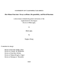 Cover page: How Blame Functions: Essays on Blame, Responsibility, and Moral Emotions