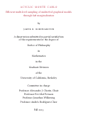 Cover page: Acyclic Monte Carlo: Efficient multi-level sampling of undirected graphical models through fast marginalization