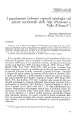 Cover page: I popolamenti lichenici rupicoli calcifughi nel settore occidentale delle Alpi (Piemonte e Valle d'Aosta)