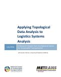 Cover page: Applying Topological Data Analysis to Logistics Systems Analysis