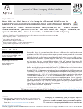 Cover page: How Risky Are Risk Factors? An Analysis of Prenatal Risk Factors in Patients Participating in the Congenital Upper Limb Differences Registry