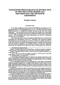 Cover page: Nationwide Preclearance of Section Five of the 1965 Voting Rights Act: Implementing the Fifteenth Amendment