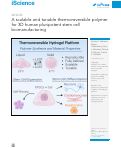 Cover page: A scalable and tunable thermoreversible polymer for 3D human pluripotent stem cell biomanufacturing