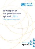 Cover page of WHO report on the global tobacco epidemic, 2023: protect people from tobacco smoke