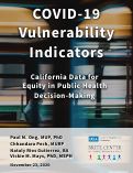 Cover page: COVID-19 Vulnerability Indicators: California Data for Equity in Public Health Decision-Making