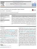 Cover page: A power spectrum for the geomagnetic dipole moment