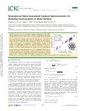 Cover page: Nonempirical Meta-Generalized Gradient Approximations for Modeling Chemisorption at Metal Surfaces