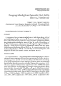Cover page: Zoogeografia degli Auchenorrinchi di Sicilia (Insecta, Hemiptera)