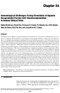 Cover page: Immunological Challenges Facing Translation of Alginate Encapsulated Porcine Islet Xenotransplantation to Human Clinical Trials.