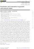 Cover page: Factorization and resummation for groomed multi-prong jet shapes