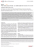 Cover page: The rumen microbiome: an underexplored resource for novel antimicrobial discovery