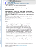 Cover page: Cardiac Protein Kinase D1 ablation alters the myocytes β-adrenergic response