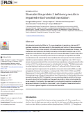 Cover page: Stomatin-like protein 2 deficiency results in impaired mitochondrial translation