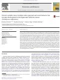 Cover page: Chronic variable stress in fathers alters paternal and social behavior but not pup development in the biparental California mouse (Peromyscus californicus)