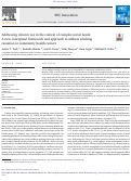 Cover page: Addressing tobacco use in the context of complex social needs: A new conceptual framework and approach to address smoking cessation in community health centers