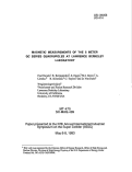 Cover page: Magnetic Measurements of the 5 Meter QC Series Quadrupoles at Lawrence Berkeley Laboratory