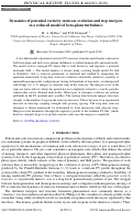 Cover page: Dynamics of potential vorticity staircase evolution and step mergers in a reduced model of beta-plane turbulence