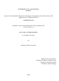 Cover page: Generative Probabilistic Models for Analysis of Communication Event Data with Applications to Email Behavior