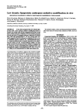 Cover page: Low density lipoprotein undergoes oxidative modification in vivo.