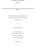 Cover page: The Quasi-Sovereign People: Public Opinion and the Challenges Facing Deliberative Democracy