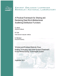 Cover page: A Practical Framework for Sharing and Rendering Real-World Bidirectional Scattering Distribution Functions