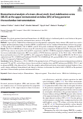 Cover page: Biomechanical analysis of a trans-discal, multi-level stabilization screw (MLSS) at the upper instrumented vertebra (UIV) of long posterior thoracolumbar instrumentations.