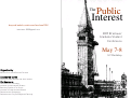 Cover page of Program for the 2009 Breslauer Graduate Student Symposium, "The Public Interest"