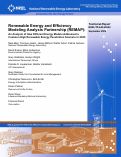 Cover page: Renewable Energy and Efficiency Modeling Analysis Partnership: An Analysis of How Different Energy Models Addressed a Common High Renewable Energy Penetration Scenario in 2025