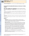 Cover page: Perioperative Dexmedetomidine Improves Outcomes of Cardiac Surgery