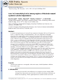 Cover page: Loss in connectivity among regions of the brain reward system in alcohol dependence