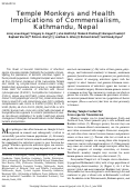 Cover page: Temple Monkeys and Health Implications of Commensalism, Kathmandu, Nepal - Volume 12, Number 6—June 2006 - Emerging Infectious Diseases journal - CDC