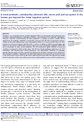 Cover page: A novel probiotic, Lactobacillus johnsonii 456, resists acid and can persist in the human gut beyond the initial ingestion period