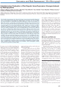 Cover page: Interlaboratory evaluation of rat hepatic gene expression changes induced by methapyrilene.