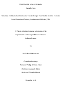 Cover page: Structural Evolution of an Extensional Terrane Margin: Case Studies from the Colorado River Extensional Corridor, Southeastern California, USA