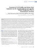 Cover page: Promotion of Cell Viability and Histone Gene Expression by the Acetyltransferase Gcn5 and the Protein Phosphatase PP2A in Saccharomyces cerevisiae