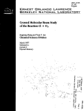 Cover page: Crossed Molecular Beam Study of the Reaction Cl + O{sub 3}