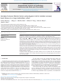 Cover page: Interplay between lifestyle factors and polygenic risk for incident coronary heart disease in a large multiethnic cohort.