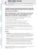 Cover page: The Effect of Psychosocial Syndemic Production on 4-Year HIV Incidence and Risk Behavior in a Large Cohort of Sexually Active Men Who Have Sex With Men