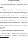 Cover page: Internal plasticization of PVC