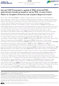 Cover page: Annual (2023) taxonomic update of RNA-directed RNA polymerase-encoding negative-sense RNA viruses (realm Riboviria: kingdom Orthornavirae: phylum Negarnaviricota).