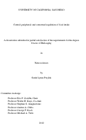 Cover page: Central, peripheral, and contextual regulation of food intake