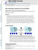 Cover page: Splice Modulation Synergizes Cell Cycle Inhibition.